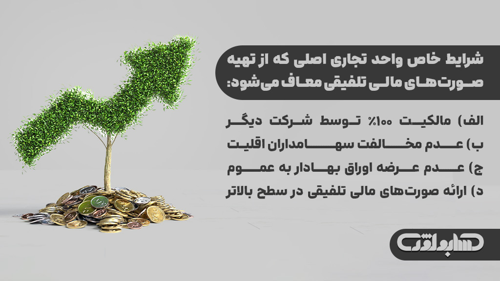 شرایط خاص واحد تجاری در استاندارد شماره 18 حسابداری